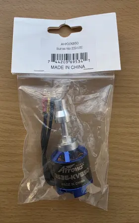 3536-kv850 Hobby Arrows 744203695341 Ahkvx850 Brushless Motor 0.98m P-471.1m P-51 V1 /p-51 V