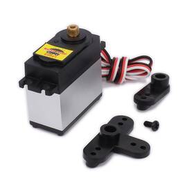 Hobbycrawler Acn10036 9kg High Torque Throttle Steering Gear Servo With Arms For 1/8 1/10 Sca