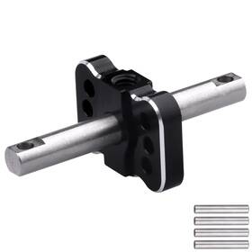 Hobbyfire U4h0026-28 Aluminum Differential Locker Spool Diff Case Parts For 1/10 2wd Traxxas Black