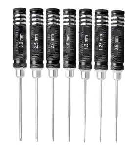 Lsd07 Hobbymall Rc Hex Screwdriver Set 7pc 0.9-3.0mm For Fpv Drone Car Boat
