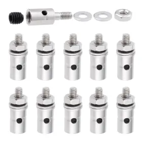 330103-1 Hobbypark 25pcs Adjustable Pushrod Connector Linkage Stoppers 1.3mm Gold