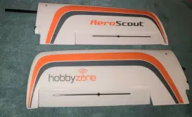 Hbz3803 Hobbyzone Aeroscout S2 Wingset With Servos R/c Airplane