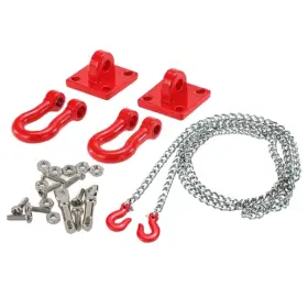 Tkda48a09002hk Homesogood 1sets Rc Trailer Rescue Hook Parts Hitch Sleeve Wire Chain Ho