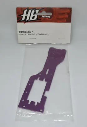 Hbc8080-1 Hot Bodies Hpi Purple Upper Chassis Plate Lightning 2 Hbc8080-1 Hot Bodies Hpi Purple Upper Chassis Plate Lightning 2