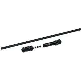 Hracvd262 Hot Racing Black Cut To Length Center Driveline With Scale U-joints