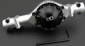 Hrattf12m01 Hot Racing New Aluminum Mid Axle Case For Tamiya 1/4 Semi Truck Vehicles