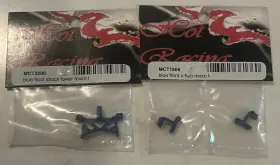 Mct1906 Hot Racing Mct2806 Team Losi 1/36 Micro-t Blue Aluminum Front Shock Tower C-hub