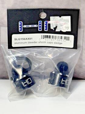 Hot Racing Slg156ax01 Aluminum Bleeder Shock Caps For Traxxas Sledge 2 Bx-21