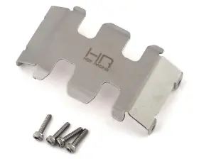 Sxtf332c Hot Racing Axial Scx24 Stainless Steel Center Belly Skid Plate Silver