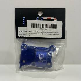 Hot Racing Xmx13m06 Aluminum Gear Cover For Traxxas X-maxx Blue