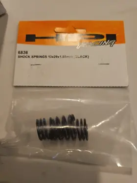 Mk102 Hpi 6836 Rs4 Black Shock Spring 13x29x1.55mm For Touring Car Mk102 Hpi 6836 Rs4 Black Shock Spring 13x29x1.55mm For Touring Car