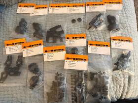 Hpi 85505 Hellfire Rc Parts Lot Bulkhead Differential Hub Carrier Spindle Nos
