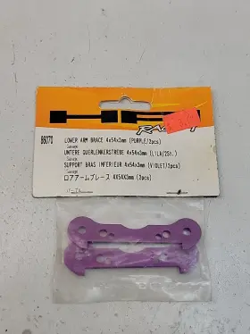 86070 Hpi Rc Savage 5 X 54 3 Mm Lower Arm Braces Aluminum Purple 2