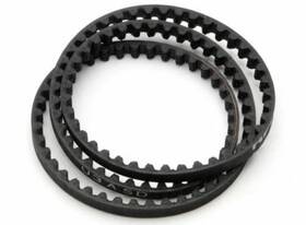 Hpi 944258723143 Micro Rs4 Wb140 Mm / 3 116 Tooth 3m M48 Belt Rubber Black 1 72314