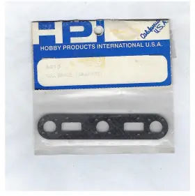 A013 Hpi Vintage Rc Pan Car / Graphite Brace Road Star Roadstar F1 Old Stock