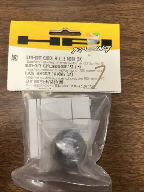A993 Hpi Savage Hd 18 Tooth 32 Pitch 1m Clutch Bell Steel Black