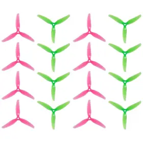 Hqprop 713721653041 16pcs Ethix S3 Prop Watermelon 5x3.1x3 Tri-blade Propeller 5 Inch Props For R Hqprop 713721653041 16pcs Ethix S3 Prop Watermelon 5x3.1x3 Tri-blade Propeller 5 Inch Props For R