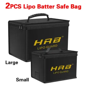 Hrb 971508417512 2pc Lipo Battery Safe Bag Guard Fireproof Explosionproof Sack For Charge Storage Hrb 971508417512 2pc Lipo Battery Safe Bag Guard Fireproof Explosionproof Sack For Charge Storage
