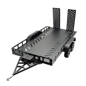 Hrp Bol5000 Bold R/c 1/10 Scale Full Metal Black Trailer With Led Lights
