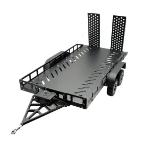 Bol5000 Hrp Bold R/c 1/10 Scale Full Metal Black Trailer With Led Lights