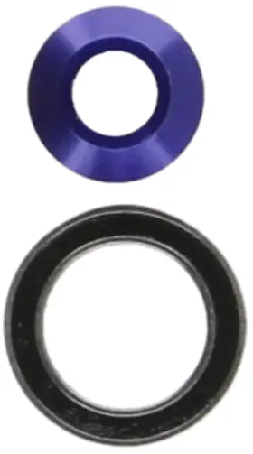 6893x Hrpa - Traxxas 020334689306 Blue Aluminum Bearing Slash Adapter 4 X