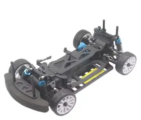 94182 Hsp On Road Racing Car Frame Chassis 1 10 Scale 4wd Black Rc