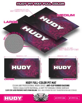 Hud199913l Hudy 199913l Pit Mat Full Color 650x1200mm Hud199913l Hudy 199913l Pit Mat Full Color 650x1200mm