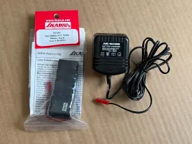 67492 Ikarus 8-cell Battery Nimh #67492 With Ansmann Charger For Rc Helicopter