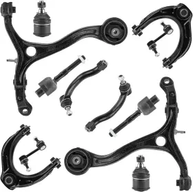 Buct0216s Ilonpa Front Upper Lower Control Arms With Ball Joints Sway Bar End Links Tie Rods Susp