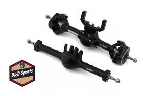 Injora 4m-121bkfr - Aluminum Planet Front And Rear Straight Axles Set Trx-4m 7mm