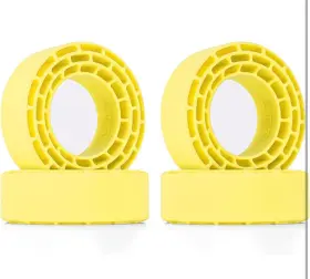 Dgt-1056ye Injora Silicone Rubber Inserts For 68-72mm 1.3 Inch Tires 4pcs Yellow