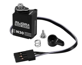 Injinjsn30 Injora Scx30 N30 Nano High Torque Metal Gear Aluminum Servo With Saver