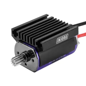 Inm11-48t-90 Injora 180 Pro Brushed 48t Motor With Stainless Steel Pinion And Aluminum Heat Sink