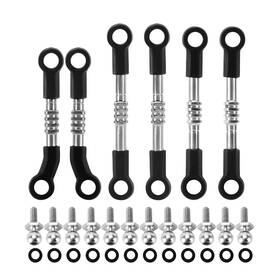 Injora Los-09 Adjustable Stainless Steel Links Set For Losi Micro-b/micro-t