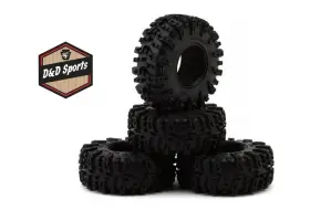 Yqt-1319-1370ye Injora - 1.3 Inch Swamp Claw Micro Rock Crawler Tires 4 70mm Od