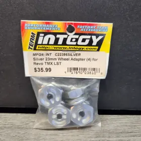 C22386silver Integy 23mm Wheel Adapter For Revo Tmx Lst Silver