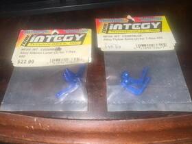 Integy C22505b And C22507blue 2 Pack Lot Alloy Alleron Lever Allow Flybar Arms