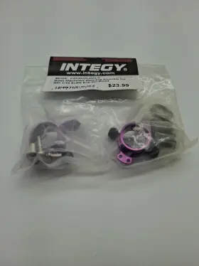 C26307purple Integy Billet Machined Steering Knuckles For Hpi 1/10 Scale E10 On-road