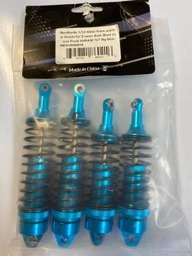Ironman Rc Irmc0216 1/10 Front And Rear Shocks Traxxas Slash Short Course Truck Blue