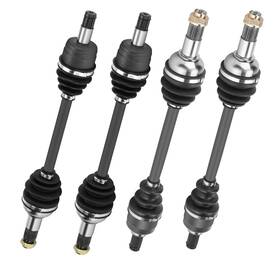 Iseyec Dpcva07fnc-2 Front And Rear Atv Cv Axle Drive Shaft Assembly Set For Yamaha Grizzly 700 20