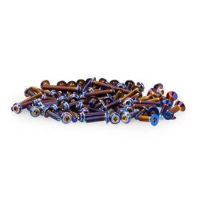 J Concepts Jco29951 B6.4 Titanium Hat Screw Set Upper Blue 67pc Electric Car/truck Option