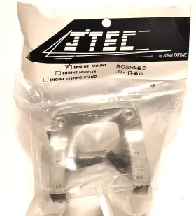 Jt-r60 J Tec Rc Aluminum Engine Mount For Rossi .60 New Old Stock
