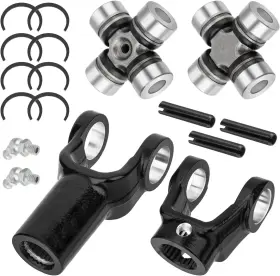 3235500 Javik 711181773620 Front Prop Shaft Yoke And U-joint 2 Side For Polaris Ranger 400 500 570 70