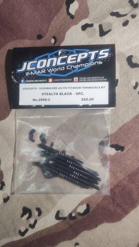 Jconcepts Jco29692 Schumacher Cougar Ld3 Fin Turnbuckle Kit Black Jco2969-2