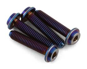 Jconcepts Jco50411 3x14mm Inch Top Hat Titanium Screws Blue 4 Jco5041-1