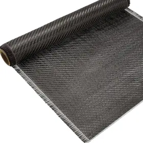 Kh-jecery-873 Jecery 6.5ft X 12 Inch Carbon Fiber Fabric Roll Pure Black