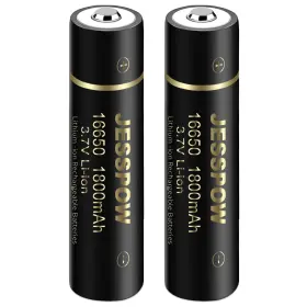 16650 Jesspow Rechargeable Battery 1800mah 3.7v Li-ion Recharg