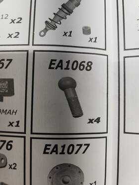 Jlb Racing Ea1068 4 Cheetah J3 Speed 4pc Ball Head Screws 21101 Usa