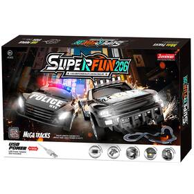 Joysway 9206 Superfun 206 - 1/43 Usb Power Slot Car Racing Set Size 82 Inch X43