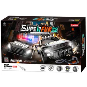 9206 Joysway Superfun 206 - 1/43 Usb Power Slot Car Racing Set Size 82 Inch X43